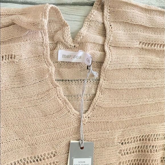 Mersea souk knit tunic-beige-NWT-OS - Picture 8 of 13